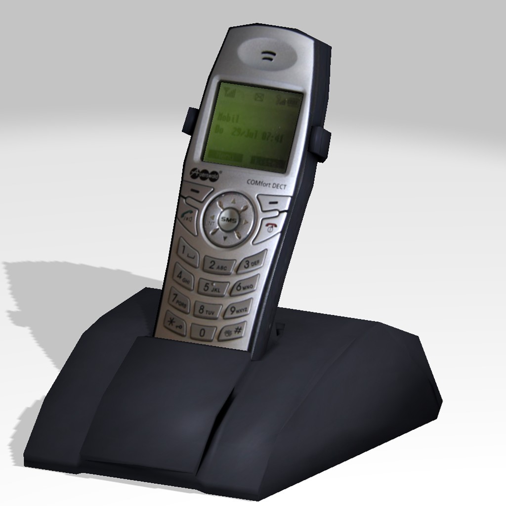 Low-Poly office phone preview image 1